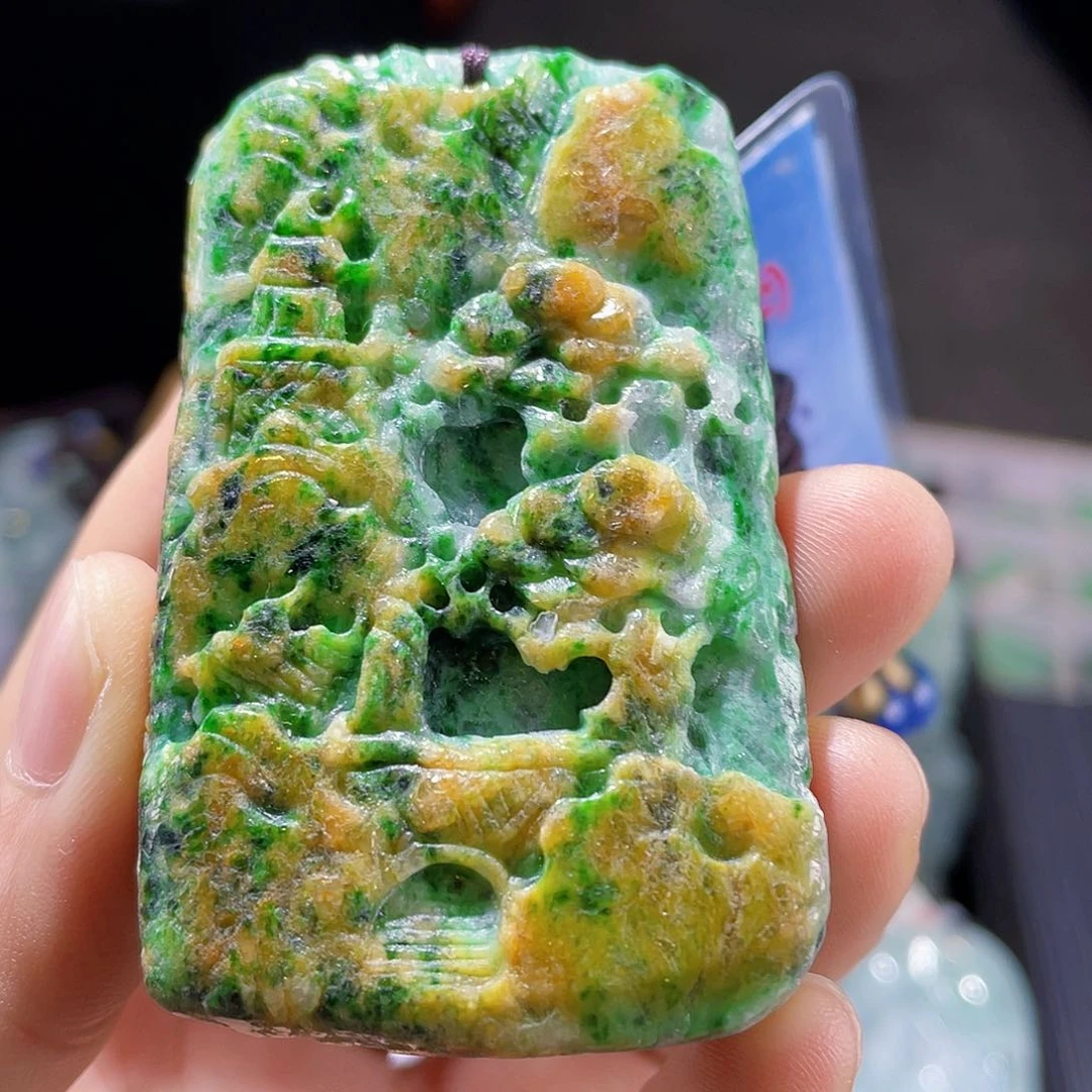 颈饰未镶嵌翡翠一