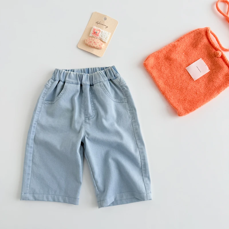 叭啦妈咪儿童牛仔裤2025秋装新款童装女宝洋气百搭裤子BYM5027