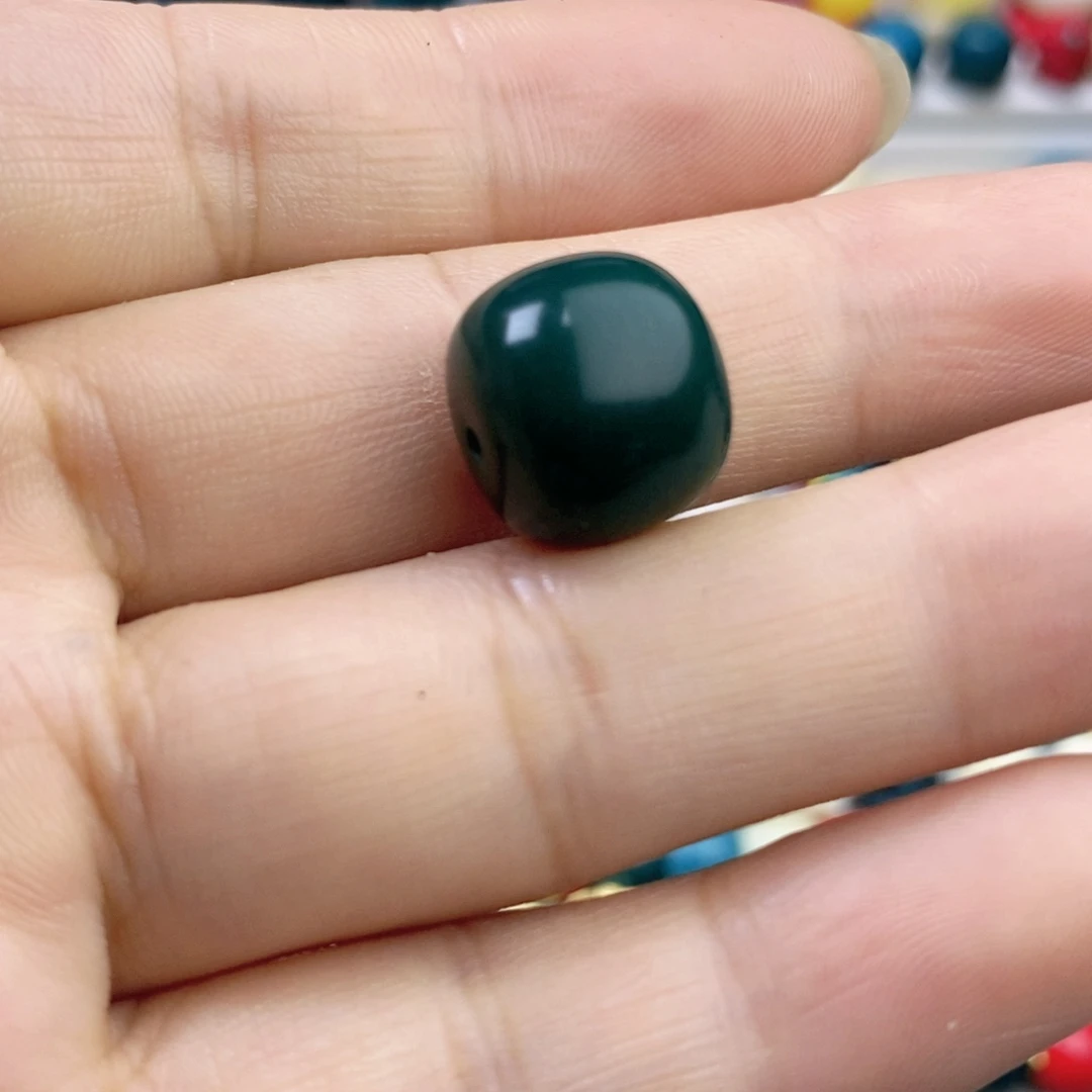 手工艺品琉璃13+mm深色老型珠