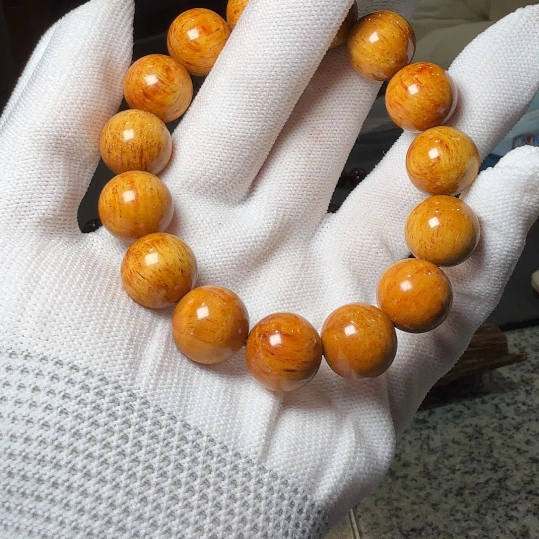 牧***鱼降真香手串/手链红降花梨公黄油1.0定制不退换