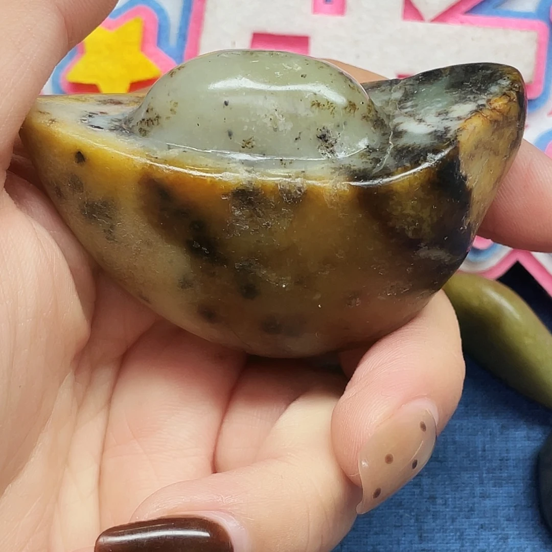 和田玉（墨玉）未镶嵌套链
