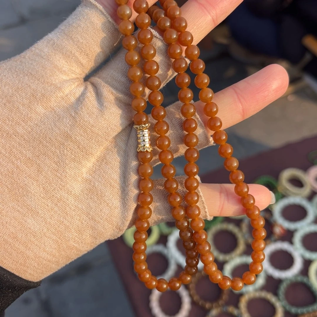 和田玉（糖玉）未镶嵌手链