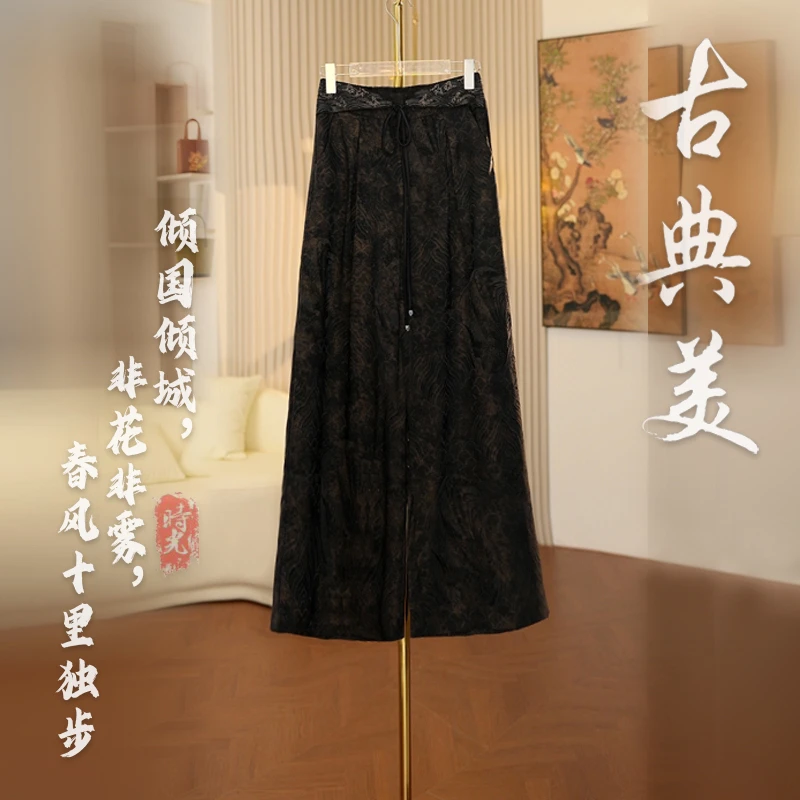 【鼎尧】新款宽松休闲百搭时尚气质春夏中国风新中式裤子C2552
