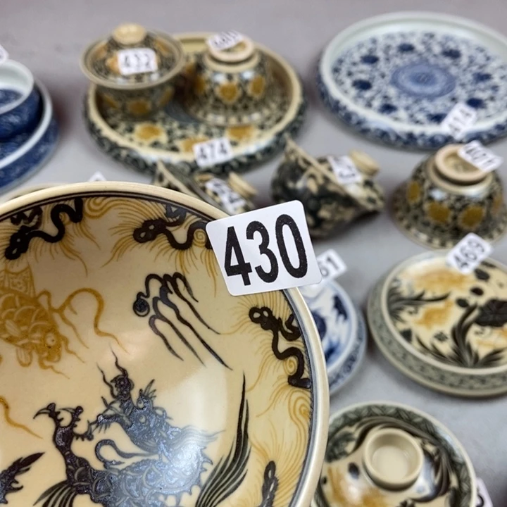 精***横瓷片手工手绘手工制作