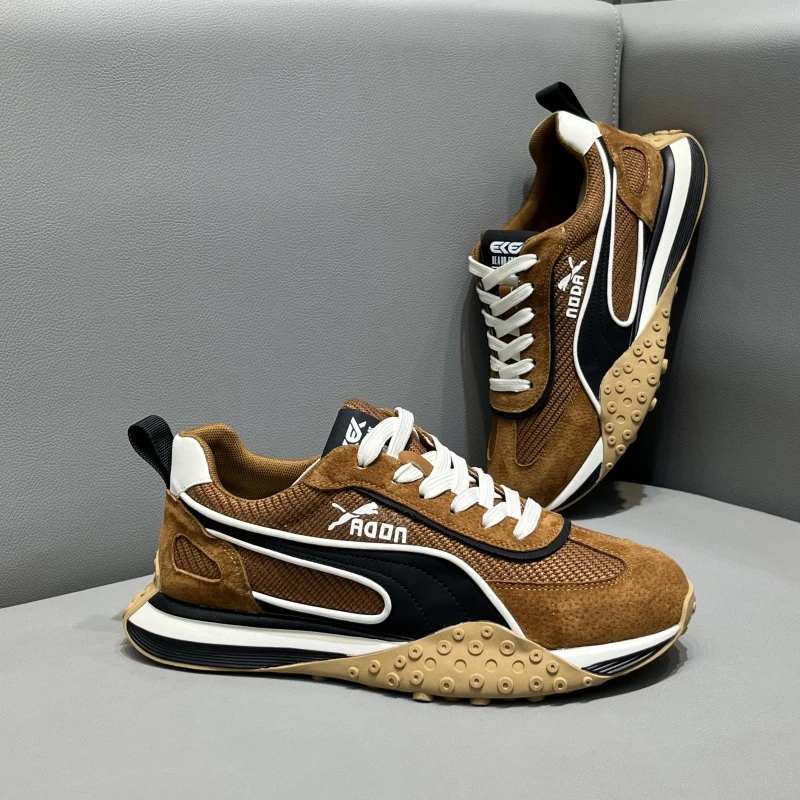 2025秋季潮流平底防滑耐磨时尚休闲鞋男士新款时尚百搭韩版运动鞋