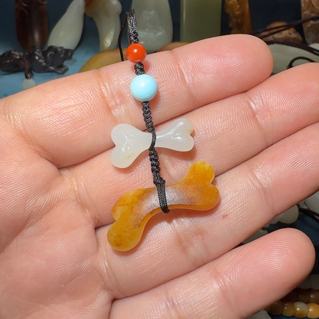 和田玉未镶嵌车挂