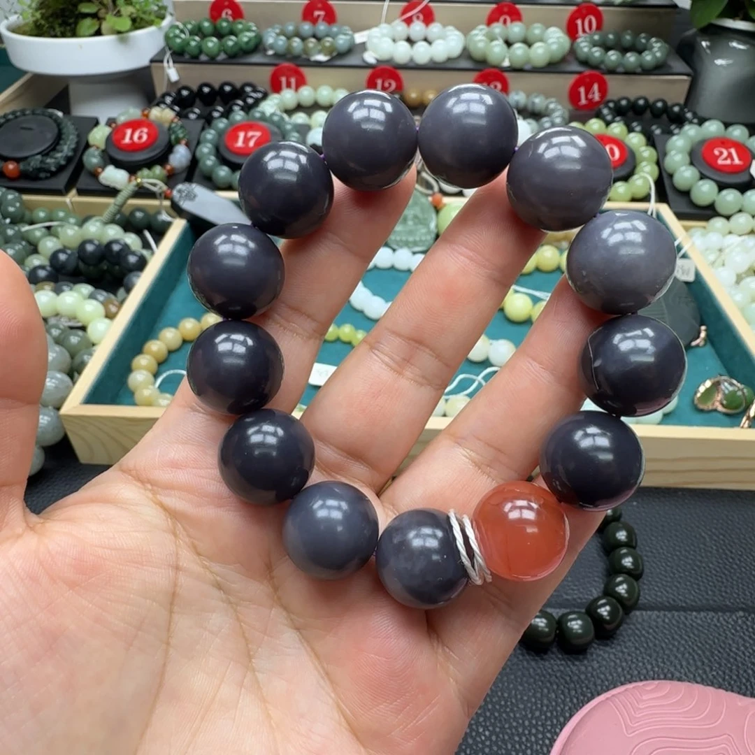 和田玉未镶嵌手链17