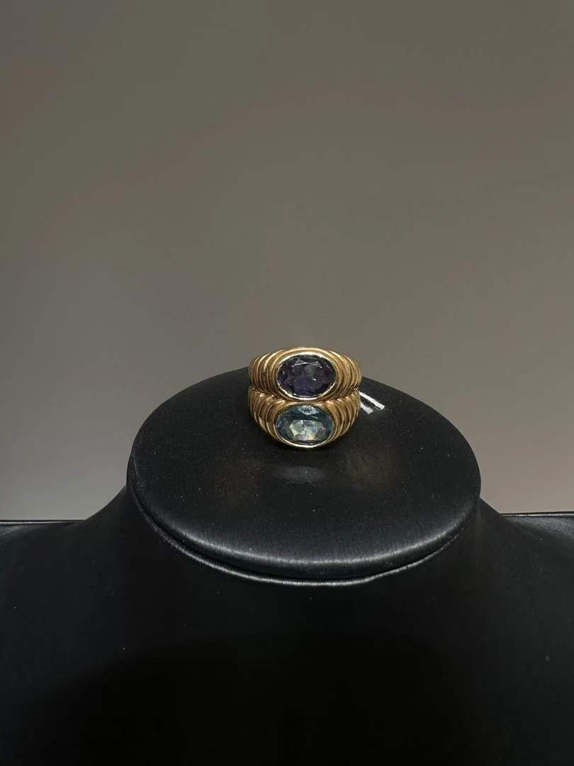 95新 BVLGARI/宝格丽 BVLGARI 宝格丽 双宝石戒指/11651831