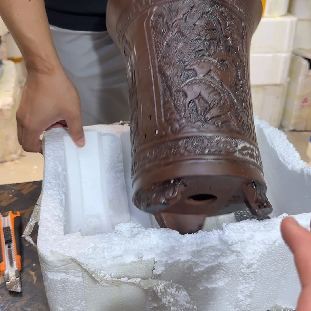 紫砂花盆口径22.30口径