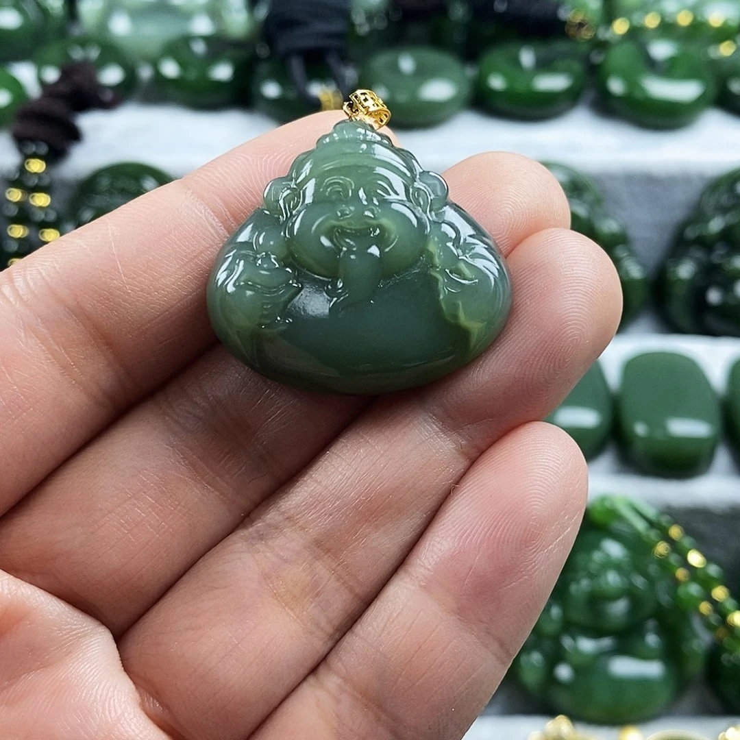 和田玉（碧玉）未镶嵌颈饰