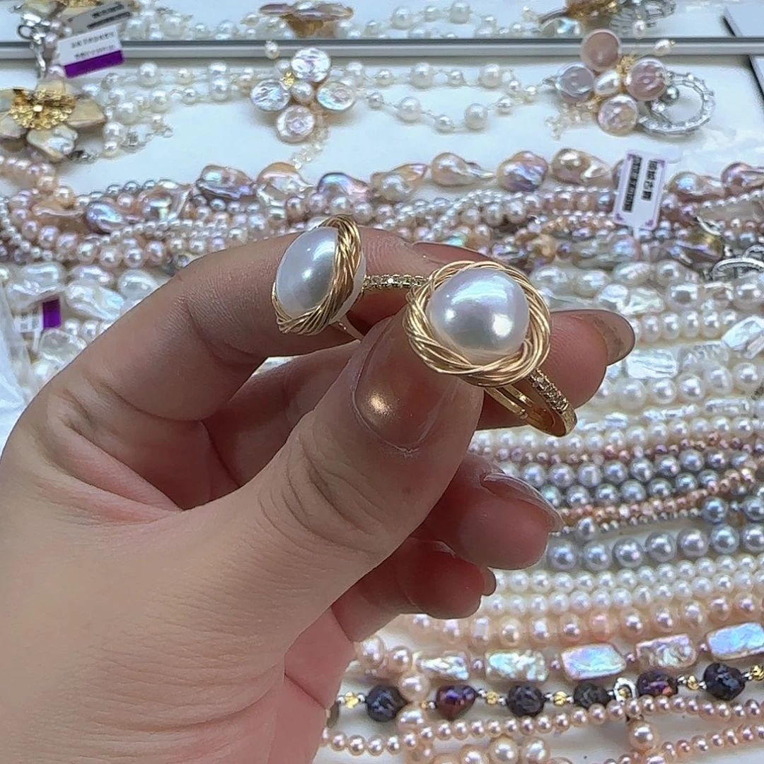 未镶嵌项链定制135淡水珍珠