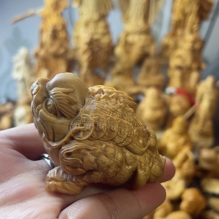 柏木（崖柏）崖柏三足金蟾