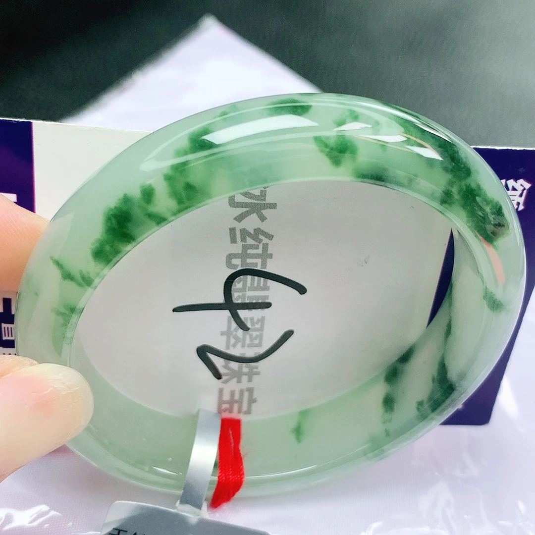 【闪购商品】未镶嵌手镯翡翠缅甸天然a货翡翠56+贵