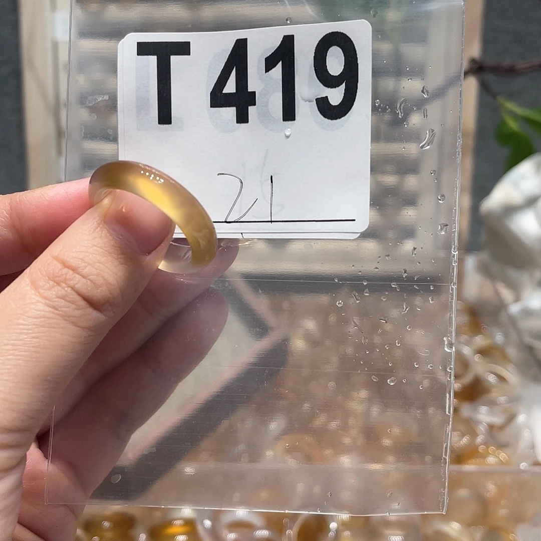 玛瑙/玉髓未镶嵌戒指419
