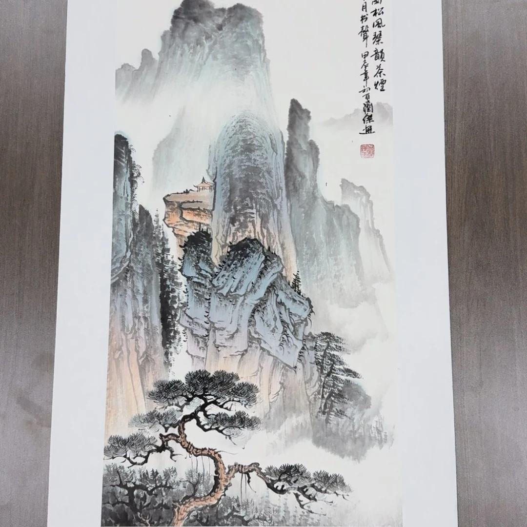 国画花鸟山水国画作品