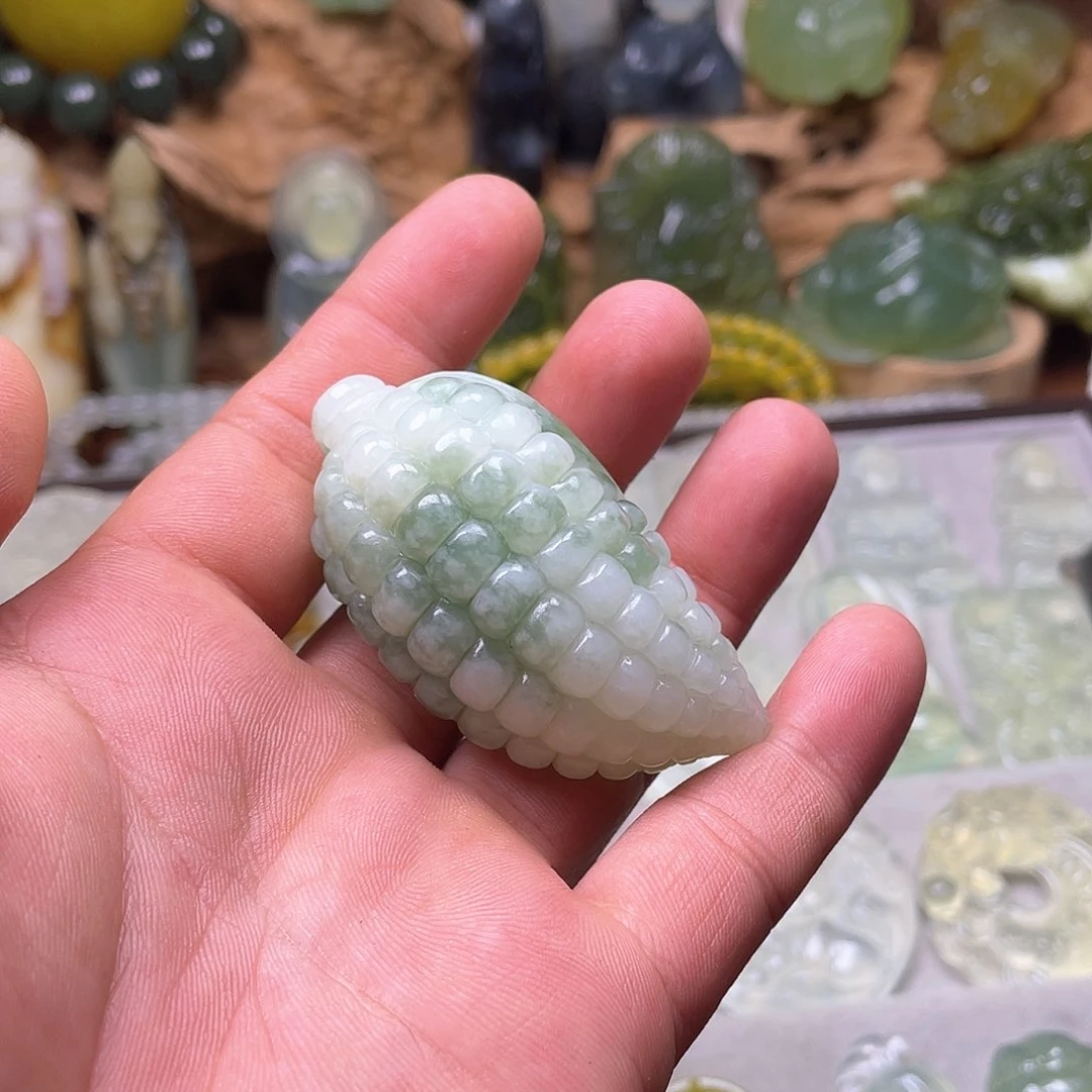 未镶嵌蛇纹石玉珠宝奇石用****3
