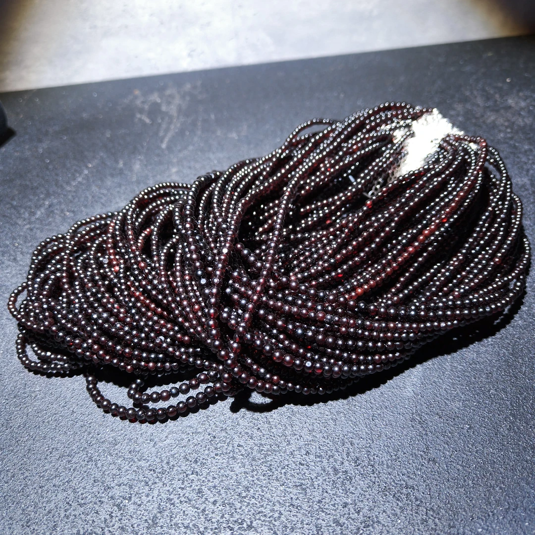 【黑胖珠宝】H0571 血珀小米珠项链  多样性发其一