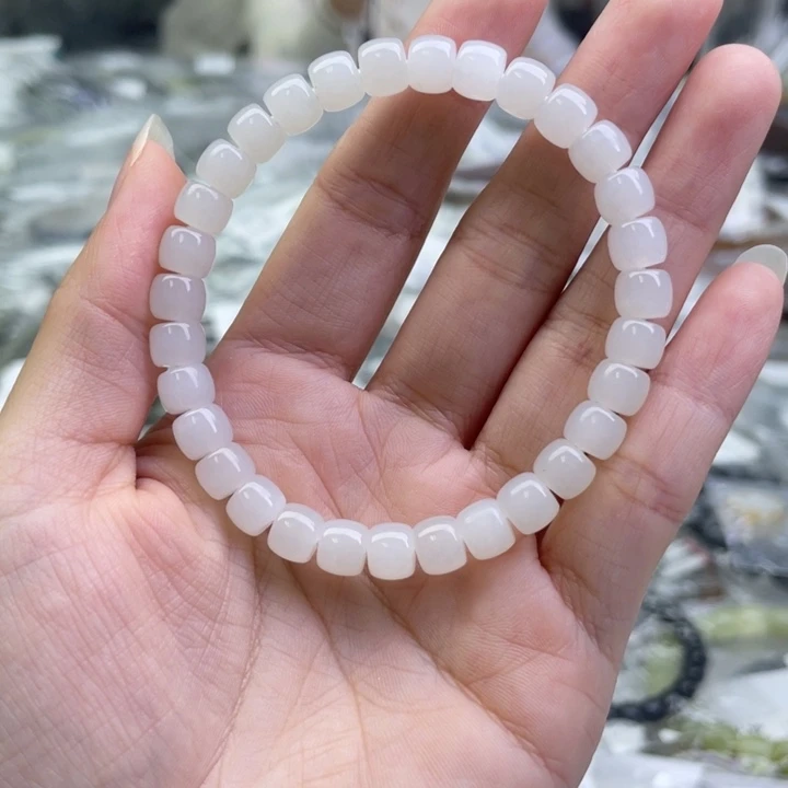 和田玉未镶嵌手链