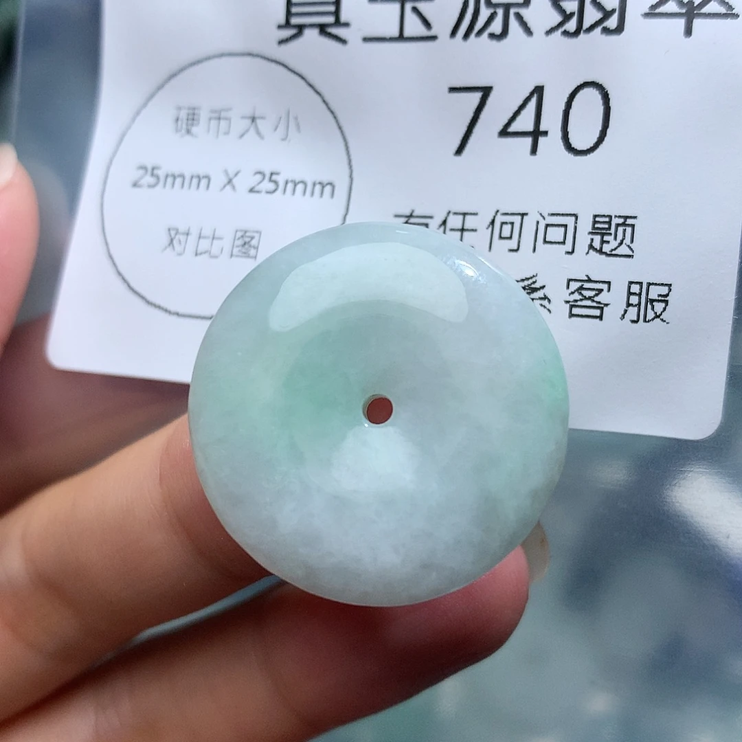 翡翠未镶嵌颈饰740