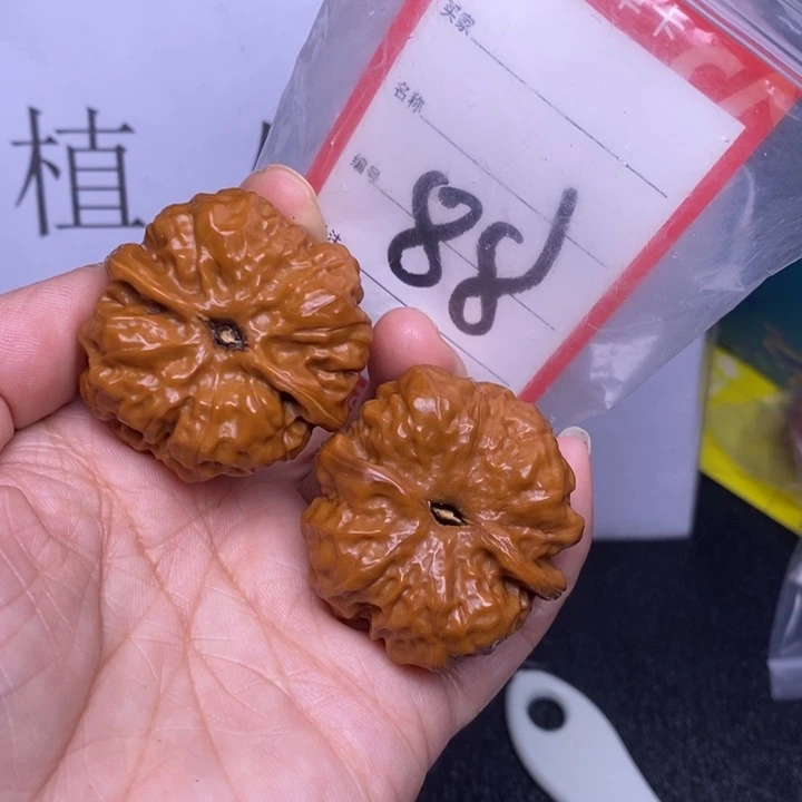 把件文玩核桃88，39蛤蟆头