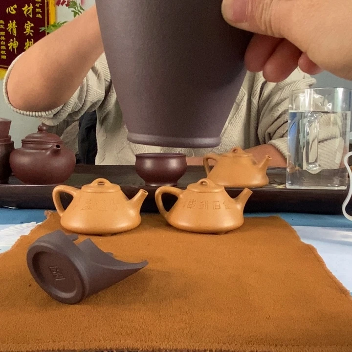 紫砂茶壶天青主人杯170左右的容量
