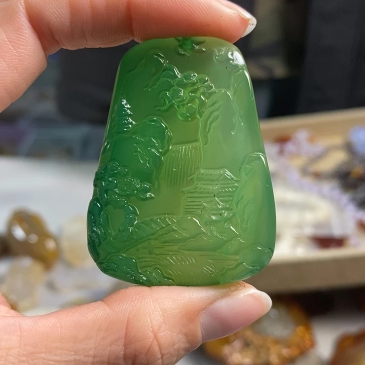 玛瑙/玉髓吊坠(不含链)未镶嵌