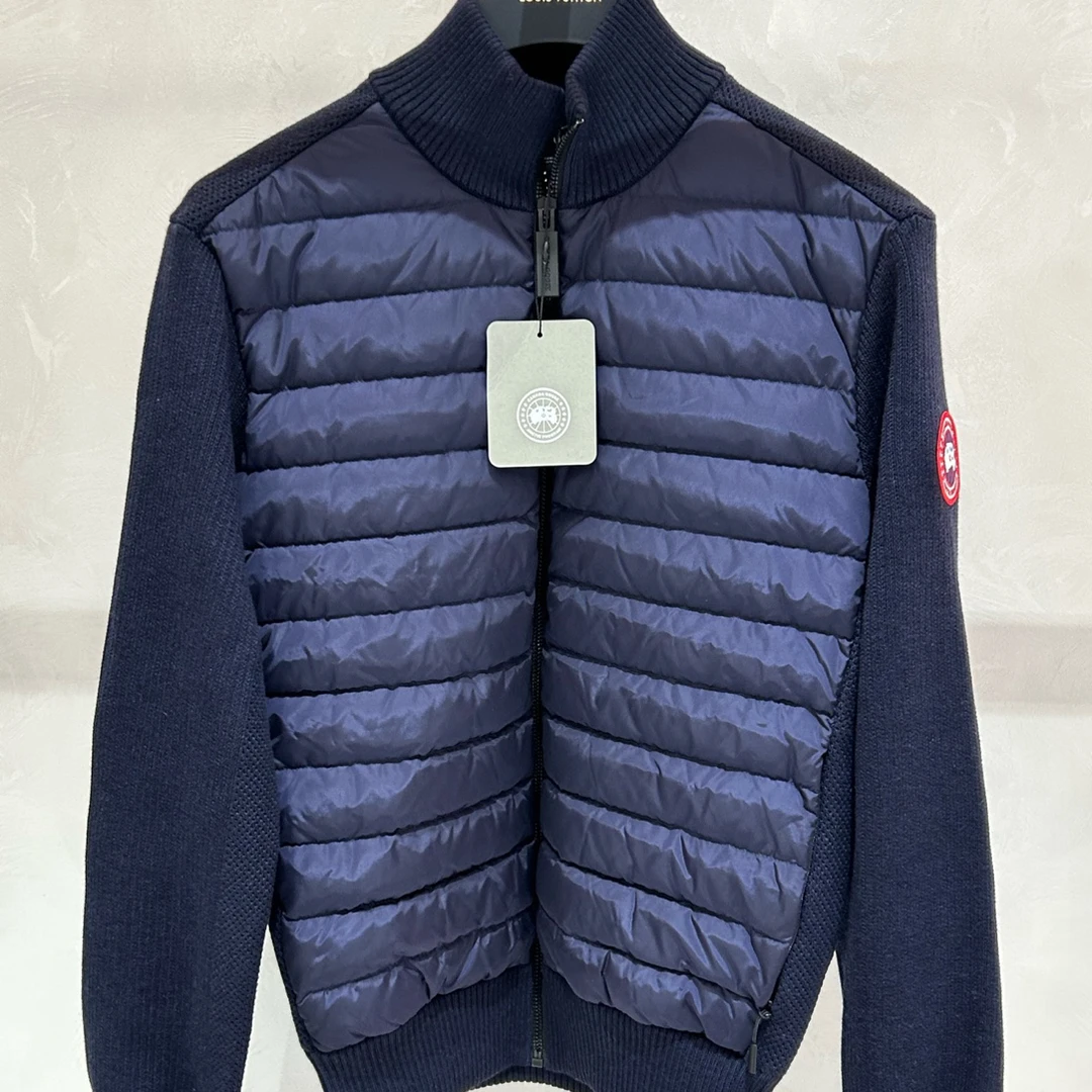 未使用 CANADA GOOSE 加拿大鹅canada goose针织拼接夹克12155376