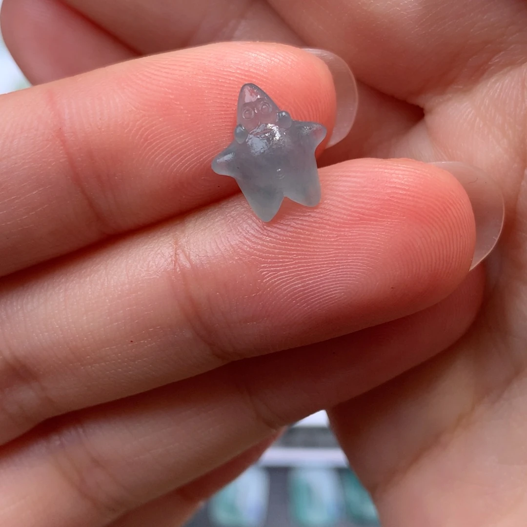 定制翡翠未镶嵌派大星危料