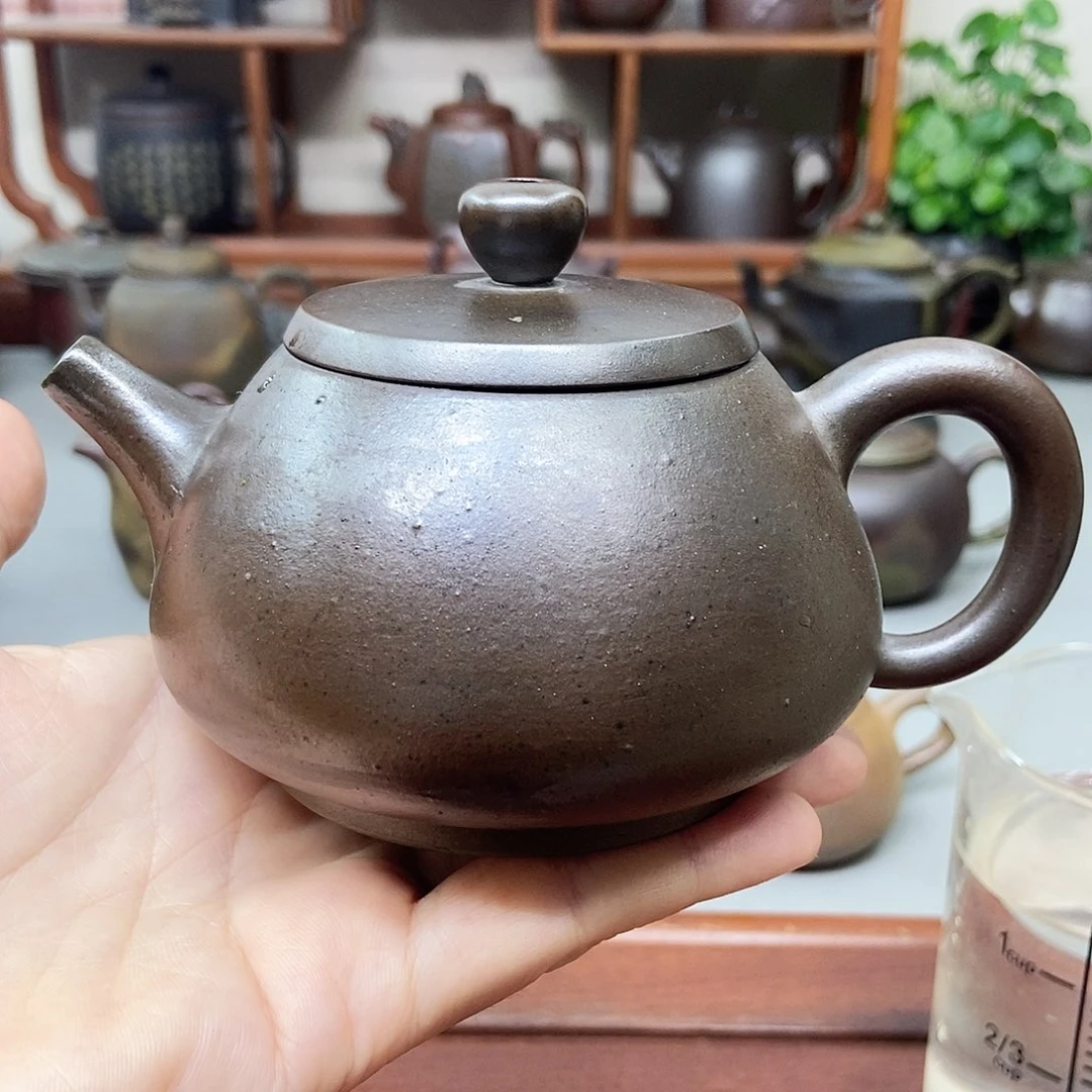 钦州坭兴陶柴烧壶230cc