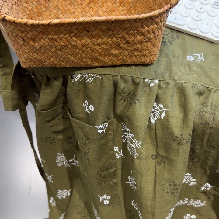 小号筐子1绿色围裙1个