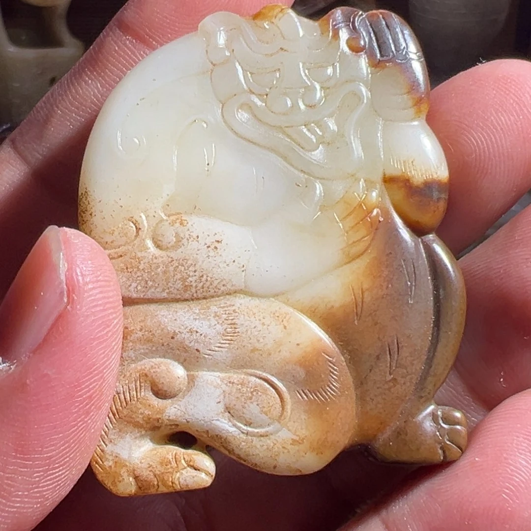 小***戒和田玉（糖玉）未镶嵌颈饰