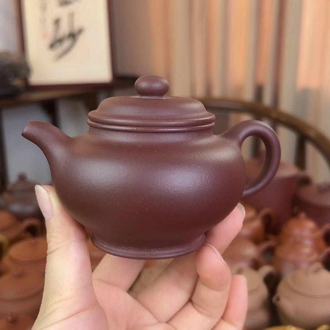 茶壶紫砂精品原矿 掇只紫泥 200cc