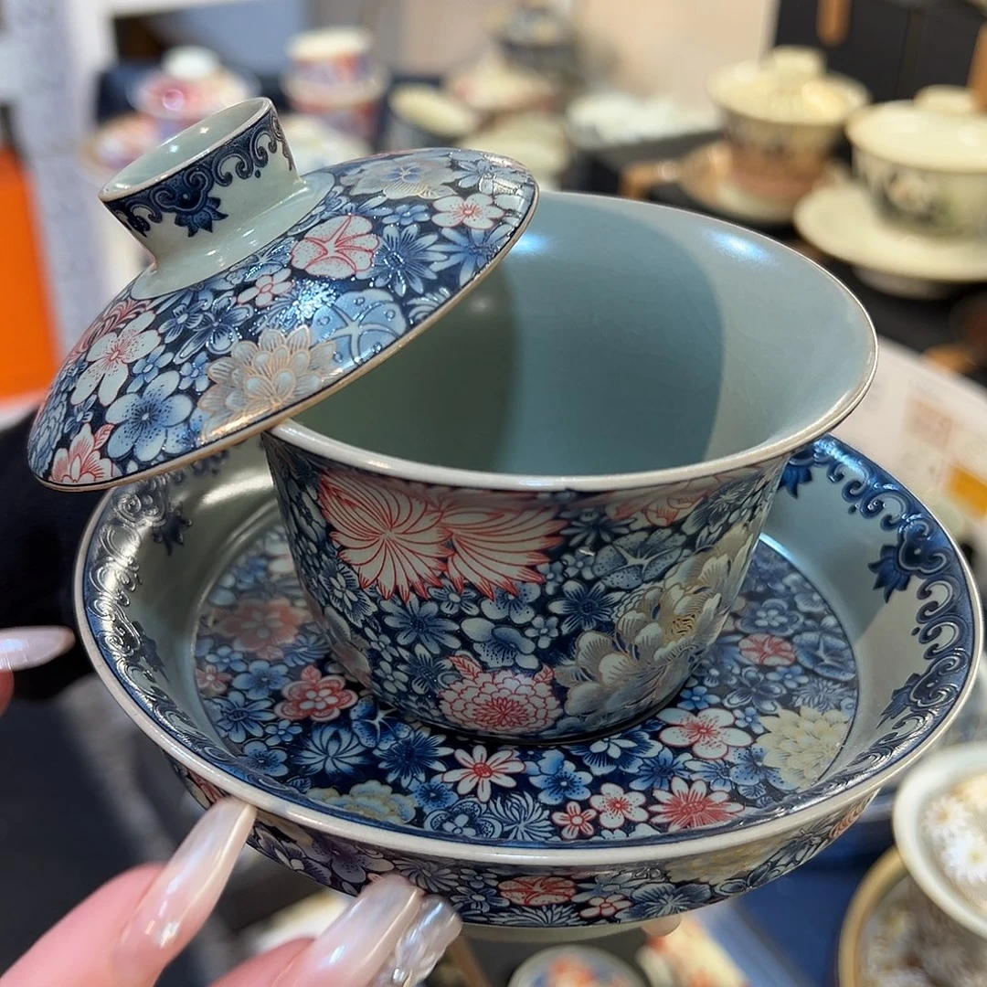 盖碗很漂亮我很喜欢