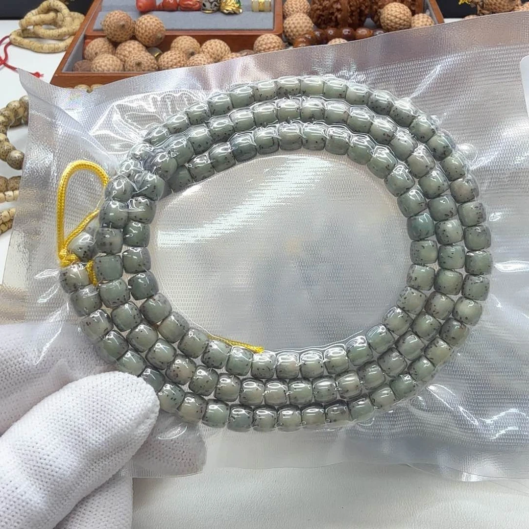 星月菩提手串15灭世糯冰绿幽灵河豚星月7左右108