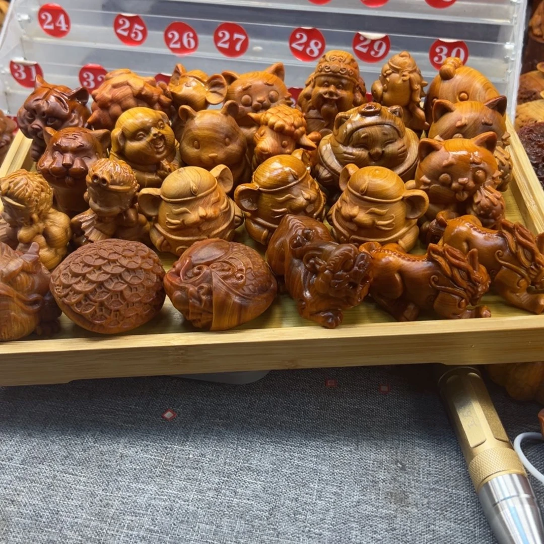 大***流柏木（崖柏）崖柏陈化老料手把件