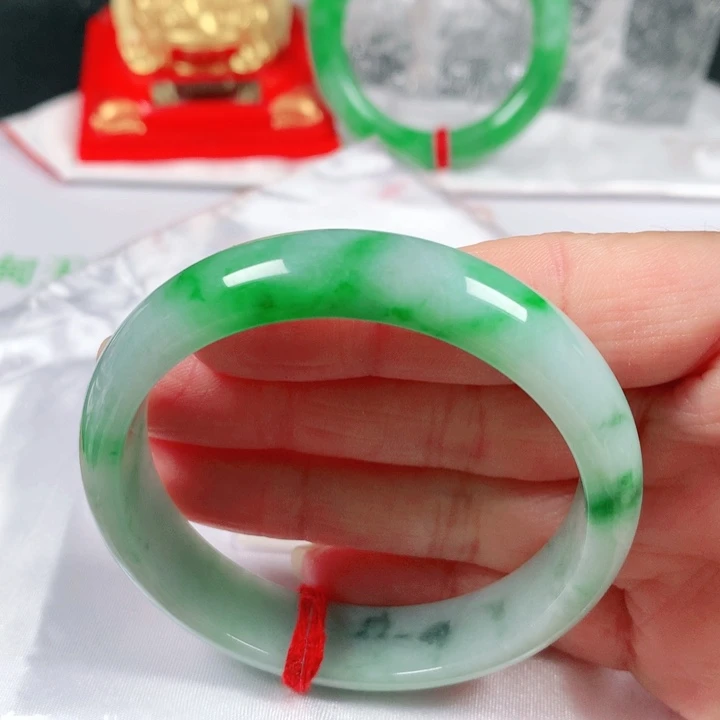 未镶嵌手镯翡翠  编号DH1121 正圈52-53 福利镯