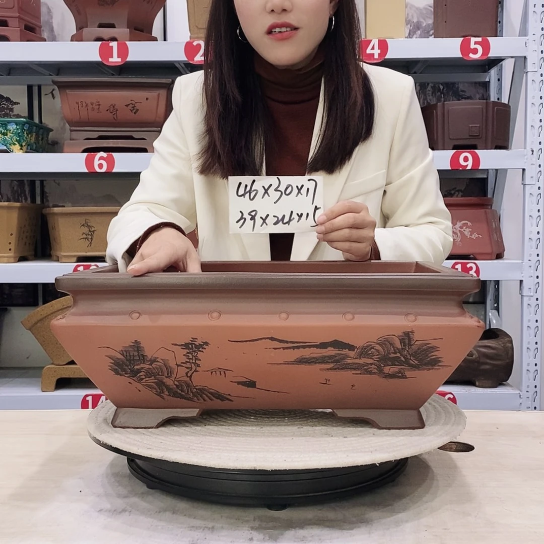 紫砂花盆紫砂花盆