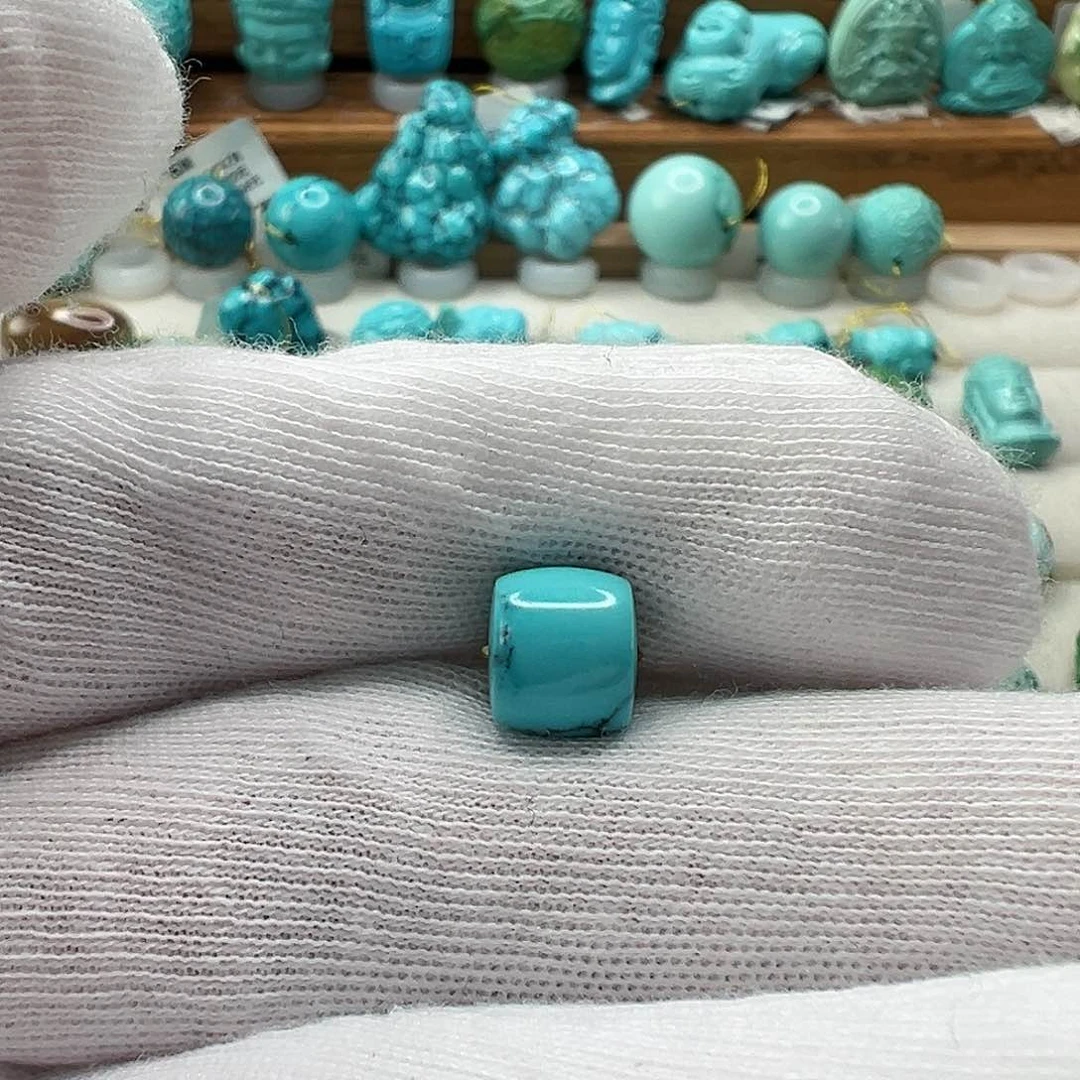 绿松石直切珠 未镶嵌