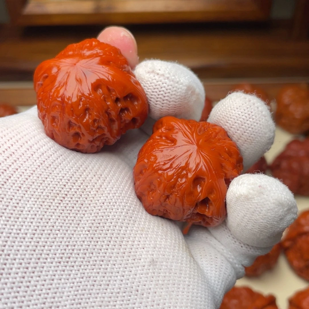 文玩核桃把件铁锤35