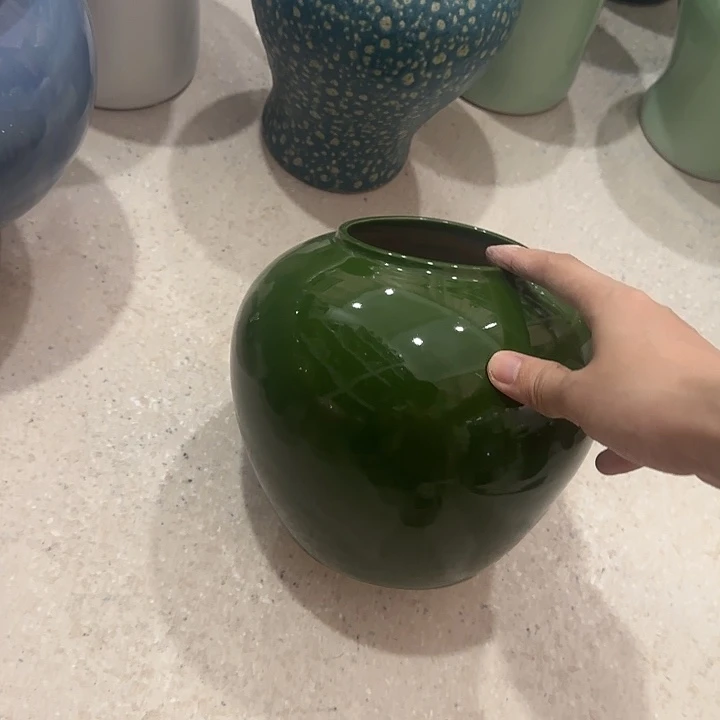 白泥花盆微瑕无孔