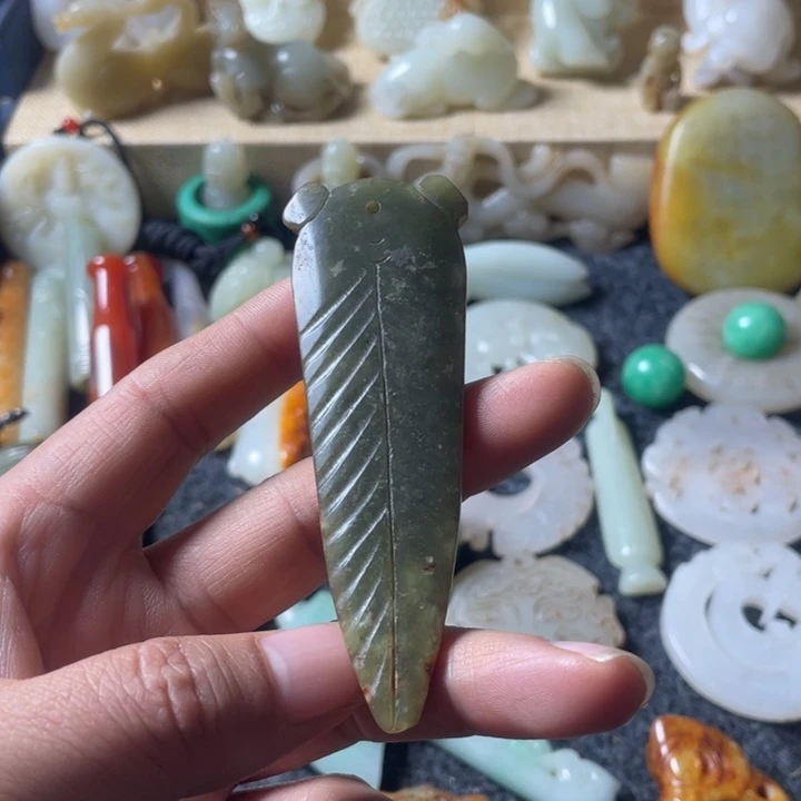 和田玉未镶嵌吊坠(不含链)