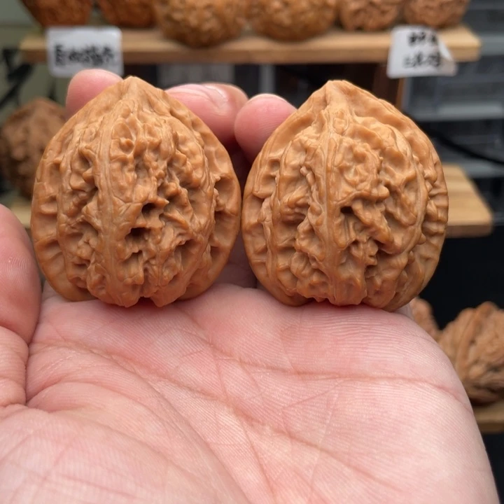 文玩核桃把件三羊谷41