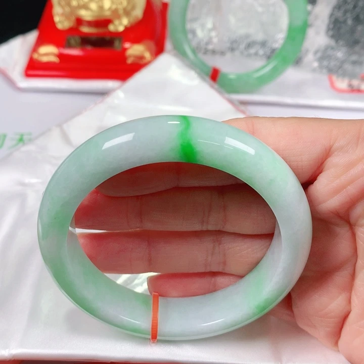 未镶嵌手镯翡翠   编号0145 正圈54+ 福利镯