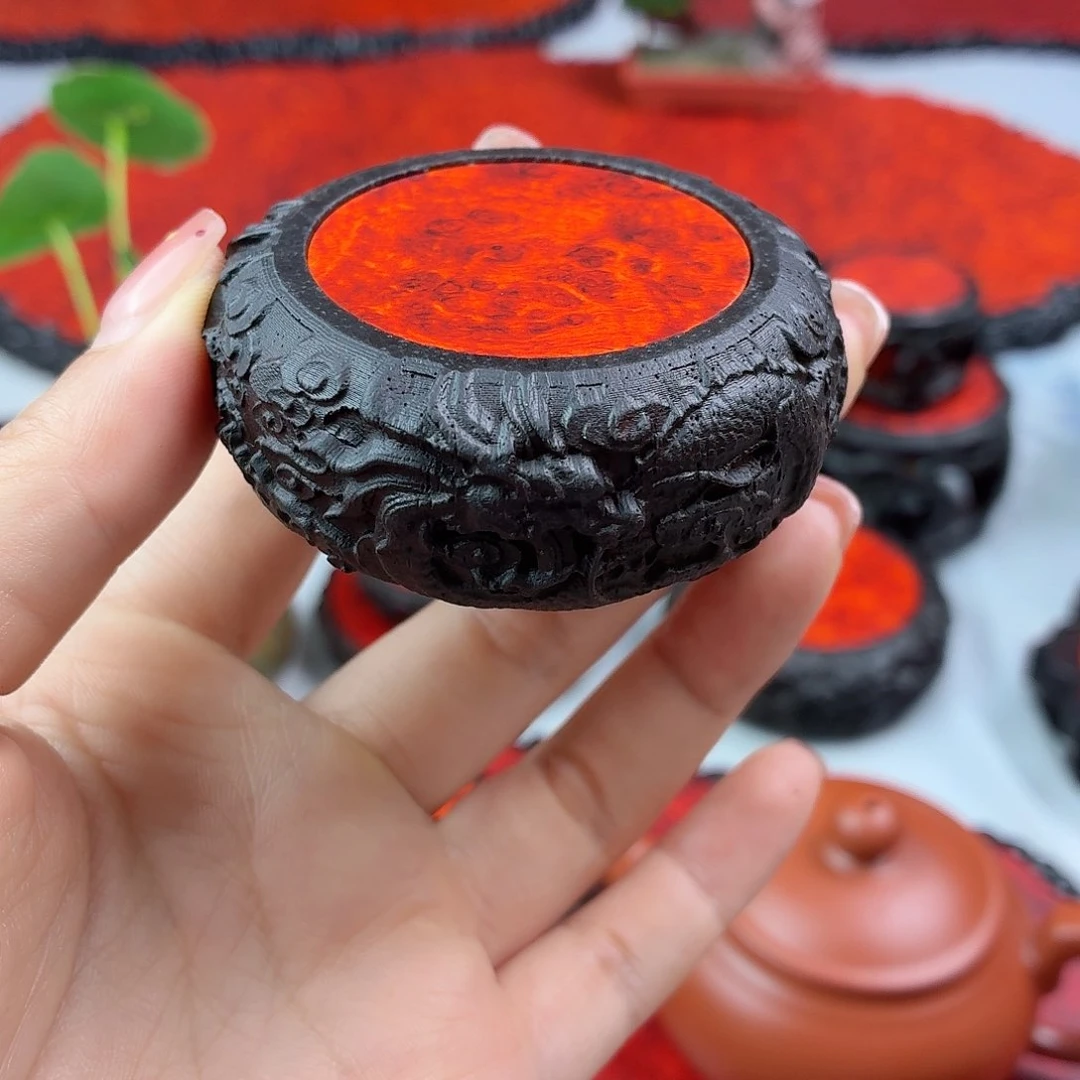 紫光檀精工精雕刻