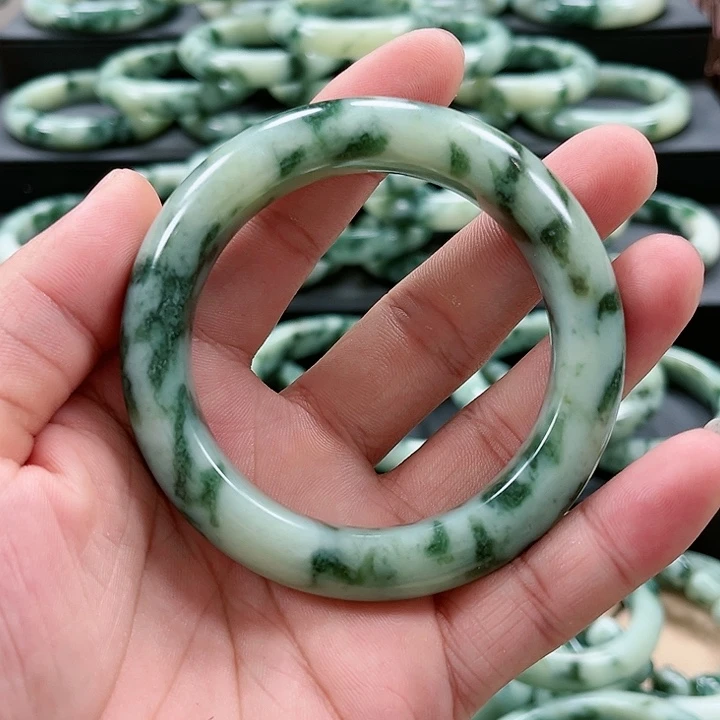 【闪购商品】透闪石-蛇纹石玉手镯未镶嵌?****?