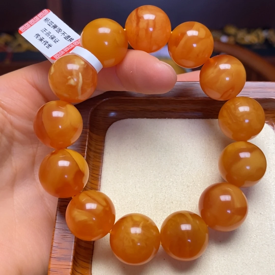 【闪购商品】蜜蜡手链未镶嵌手串