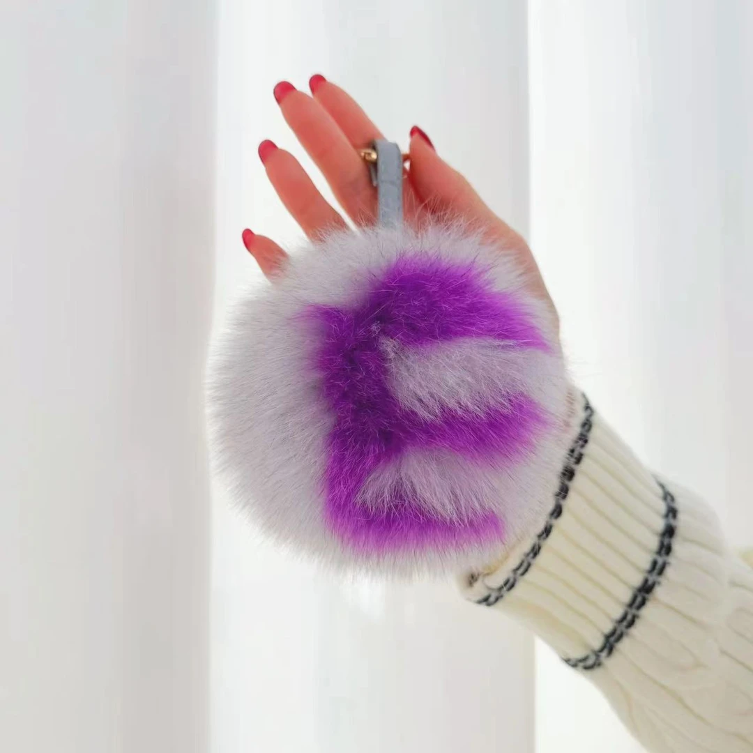 毛球挂件钥匙扣包包挂件毛绒网红挂饰