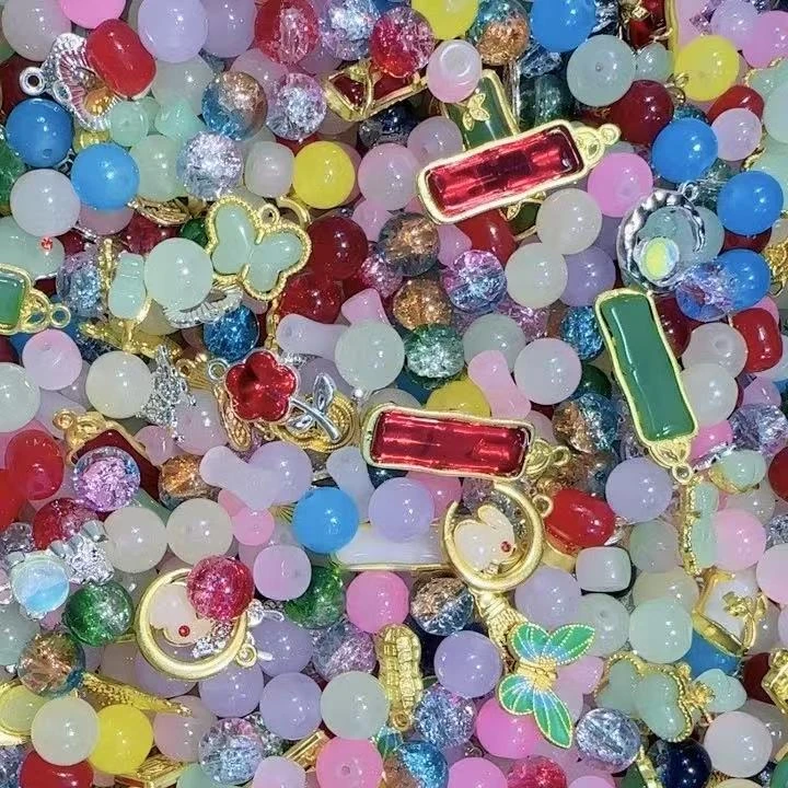 敦煌色系琉璃珠珠半成品饰品DIY精选琉璃珠子手工串珠首饰编织