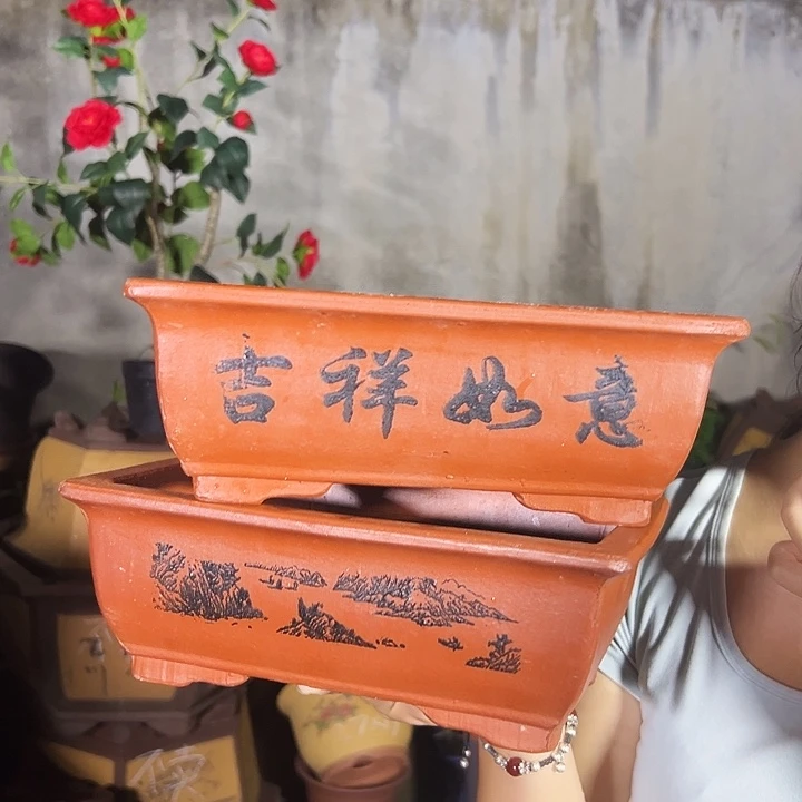 26+26红马槽花盆花盆花盆