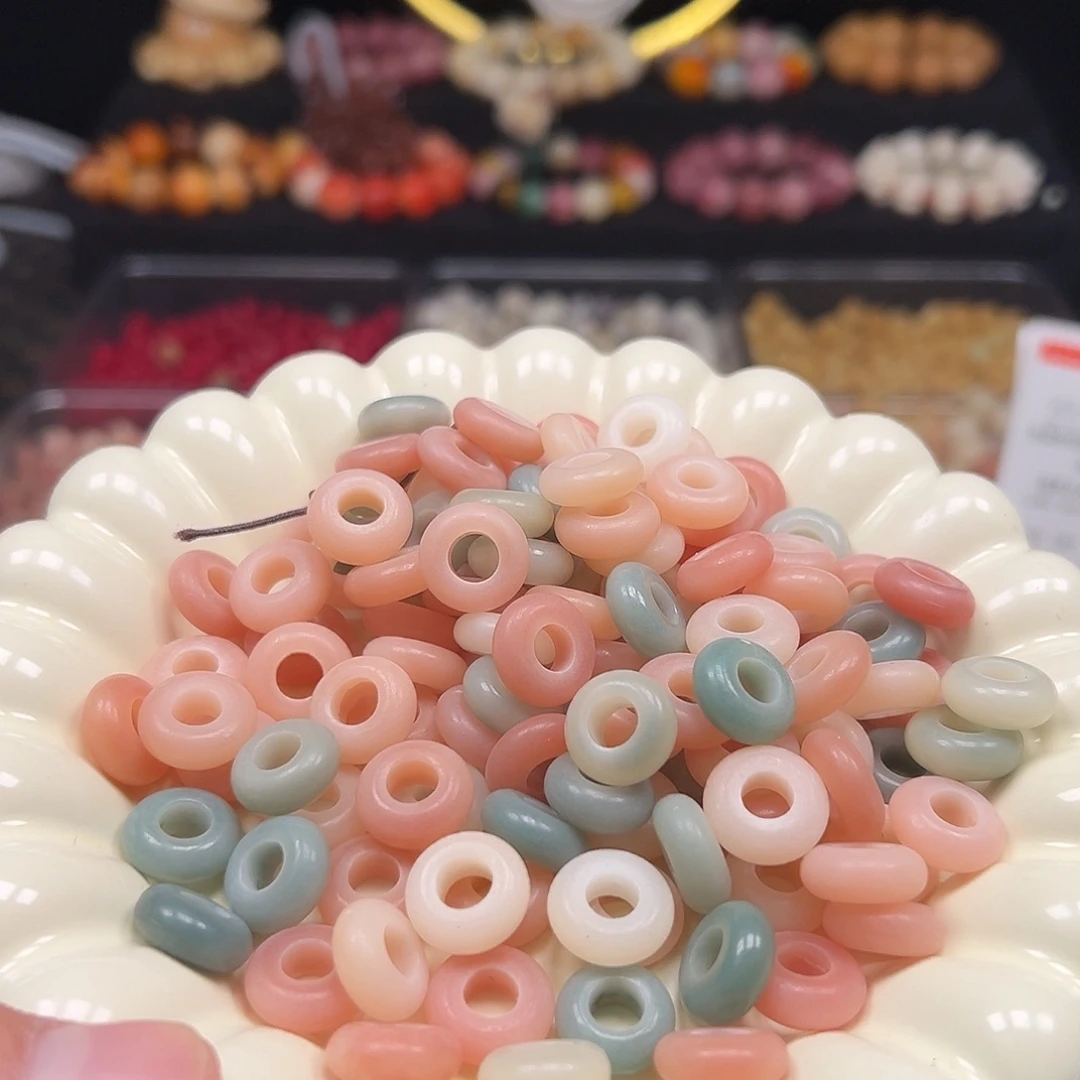 手串菩提根/象牙果20颗马卡龙甜甜圈